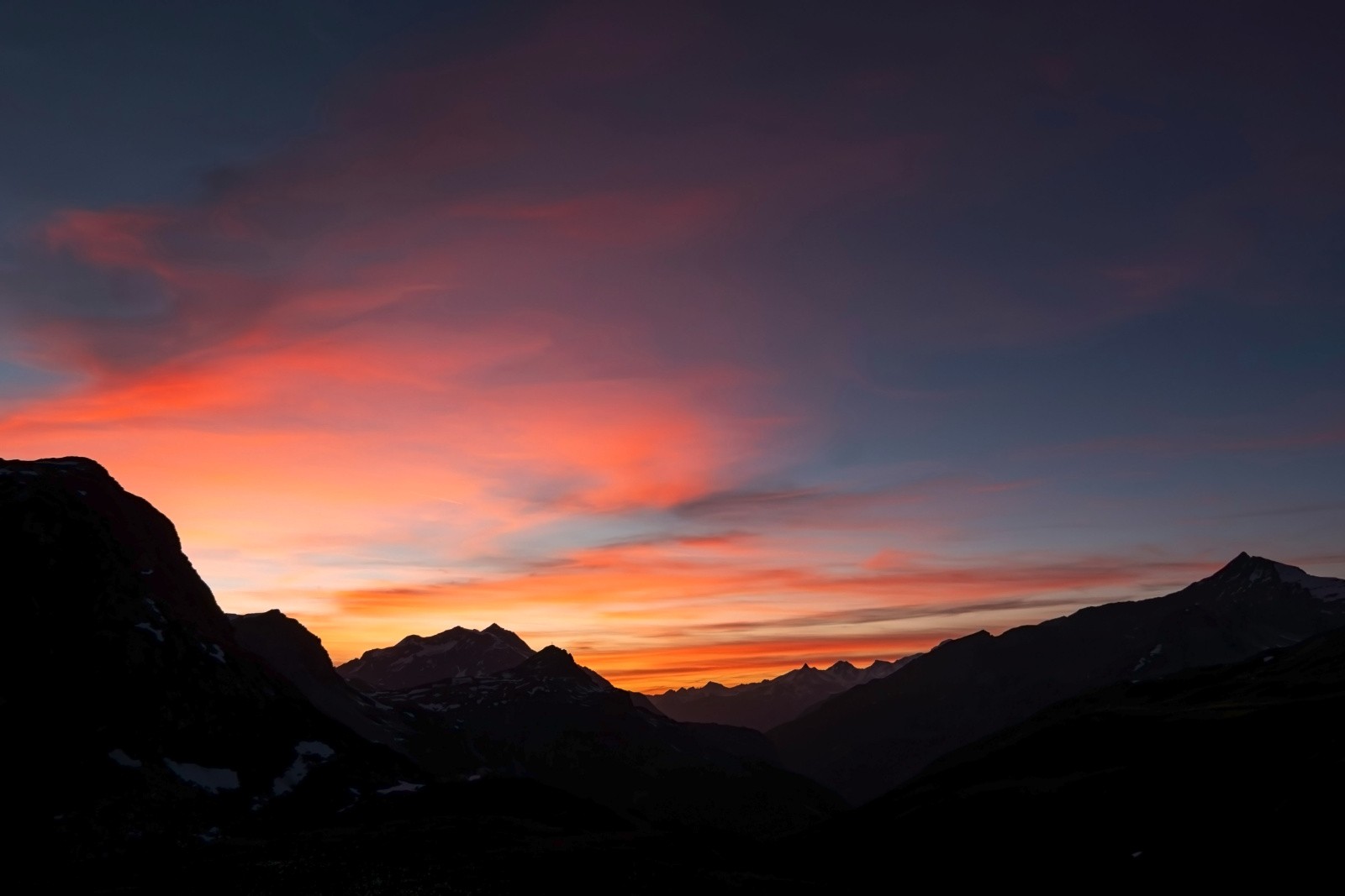beau coucher de soleil