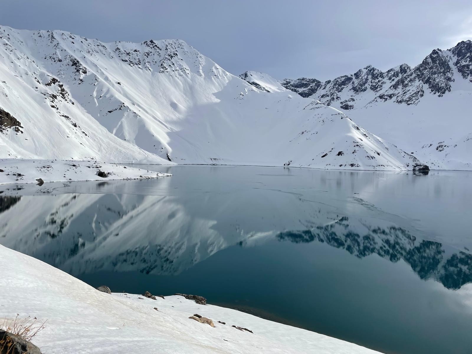 #2 Le couloir sud en S de ce "Cerro Sin Nombre" bien visible ici Le couloir sud en S de ce \
