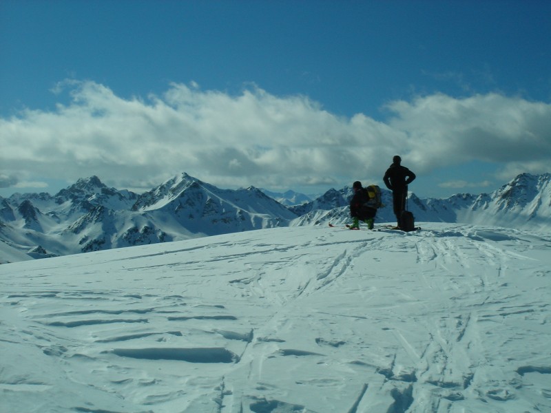 crête des Granges : vue sur l'objectif de demain