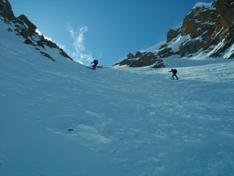 couloir N : presque en haut