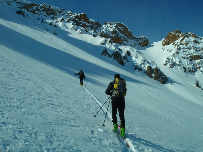 vers 2300 m : la descente va être bonne