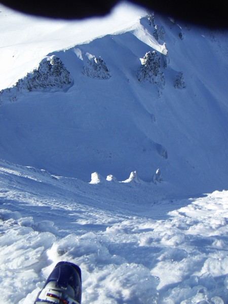 Couloir Val de Courre - Redon : Un belle montée en mixte (sans les crampons) après quelles conversions avec les couteaux délicates !