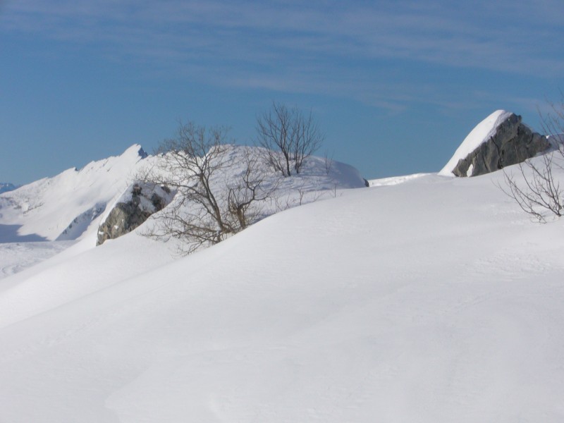 Mont de la Coche : Vue sur la dent d'Arclusaz