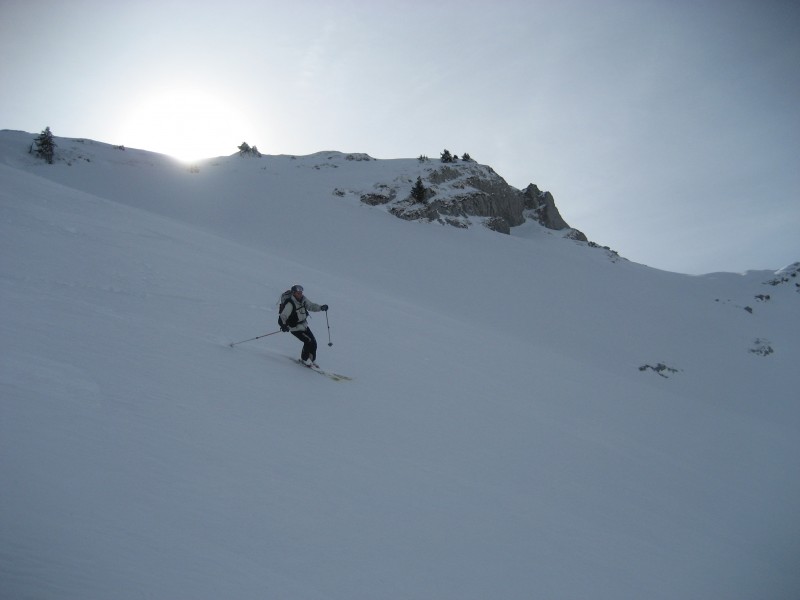 Mont de la Coche : Le ski dans le haut, c'est moyen