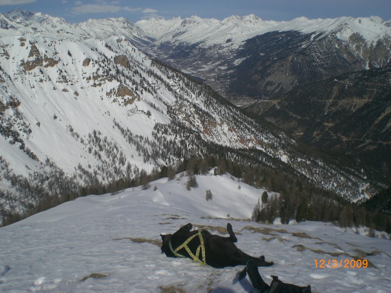#2 versant nord : Vue sur le versant N et sur le haut du bois des envers.
La rando a ski ou à pattes : c versant nord : Vue sur le versant N et sur le haut du bois des envers.
La rando a ski ou à pattes : c'est le pied !
Un petit moment de délassement.