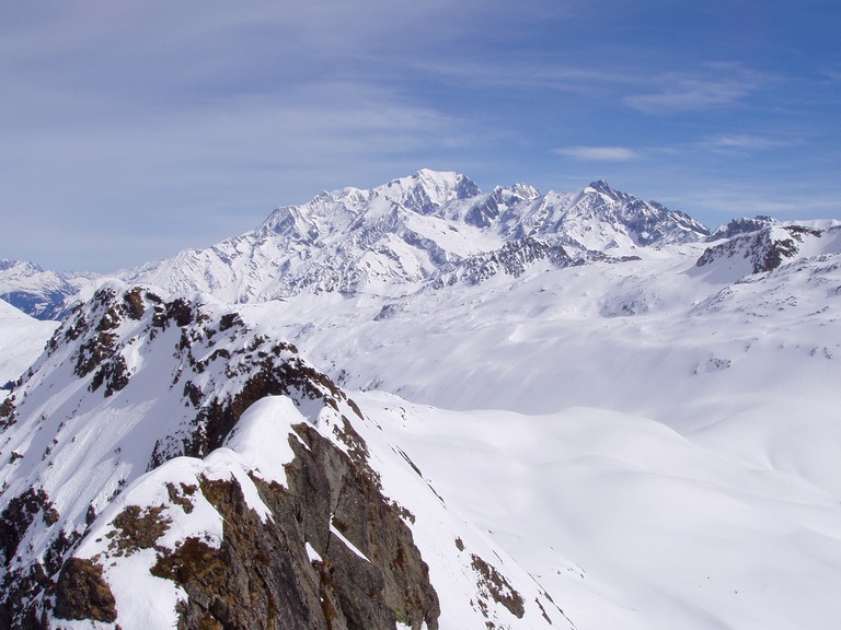 Mont-Blanc : Un superbe paysage sur l'arête sommitale!