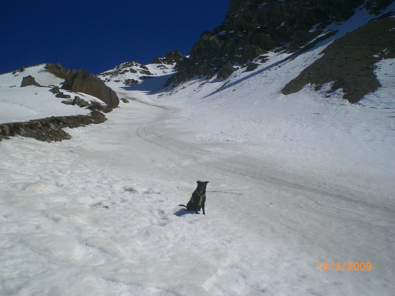 Ravin du Clot Lajas : Du ski excellent dans ce couloir.