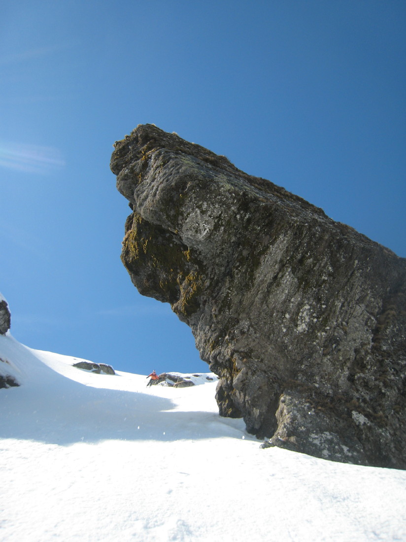 Directe du Ferrand : Claire à l'attaque malgré mon passage qui a enlevé toute la bonne neige