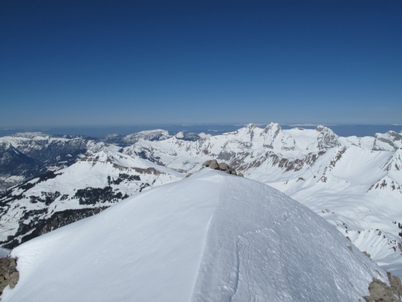 Pointe des Verts : Côté Aravis
