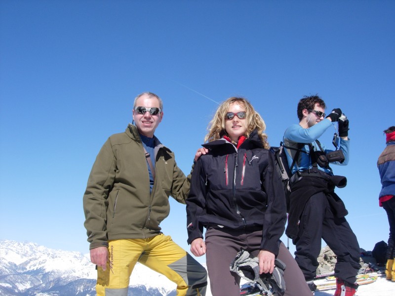 Carole et Didier : Carole et Didier au sommet