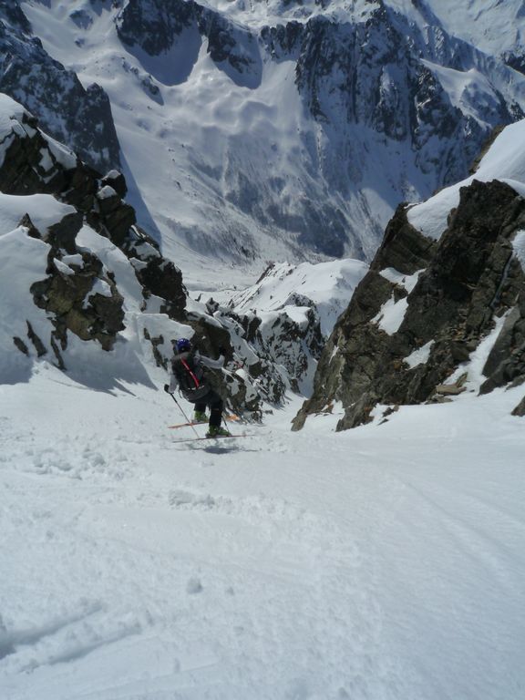 Couloir SW : kangouToz ouvre le bal