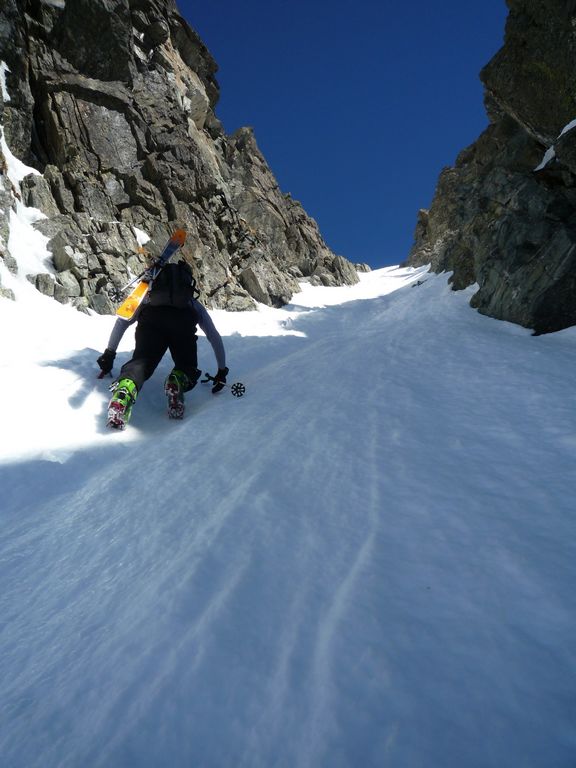 Couloir SW : la sortie, c'est par là