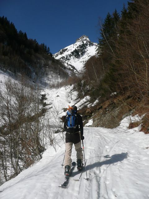Col de Roche Noire : On ne déchausse presque jamais à la montée