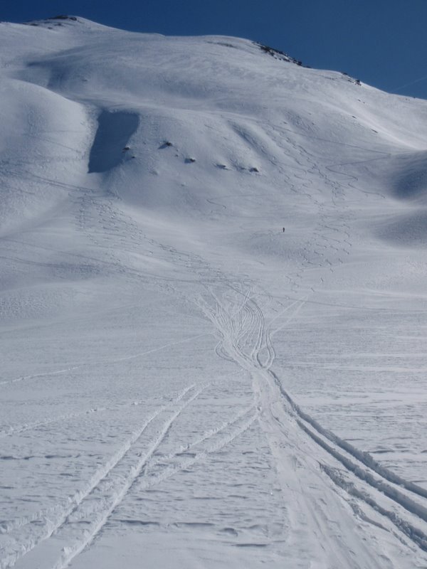 Tête de fer skiée... : Pas si pire la neige...