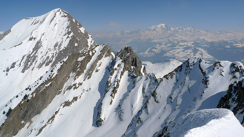 Aiguille de Serraval : Au sommet