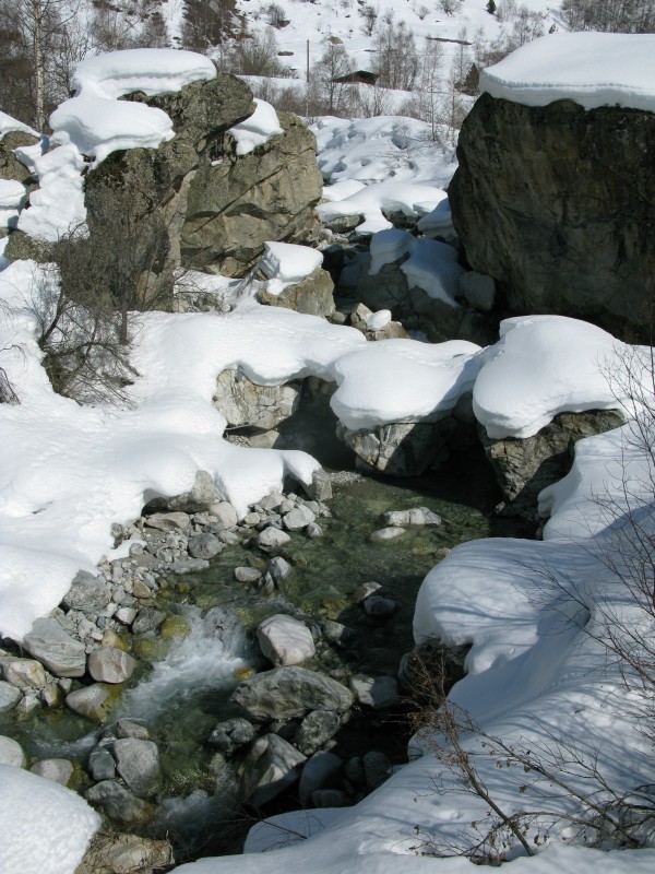 Torrent : depuis le pont de la Bérarde