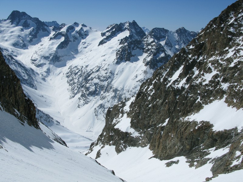 Cirque de la Pilatte : On commence à avoir de l'air autour de nous