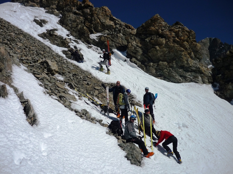 Flambeau des Ecrins : Le groupe des Ouriens.