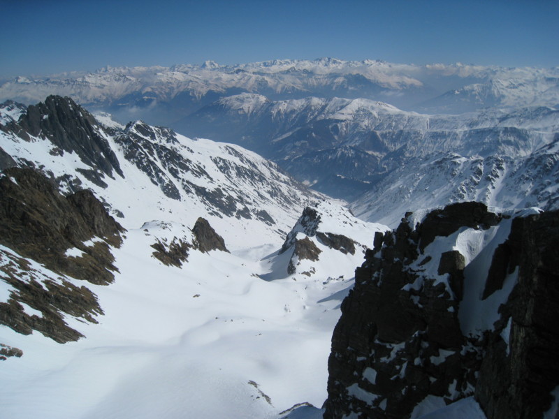 Pic de la Gde Valloire : versant Valmaure