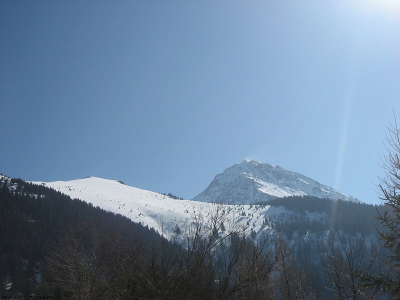 Gds Moulins : 10 km de ski de fond et enfin le sommet en visu !!