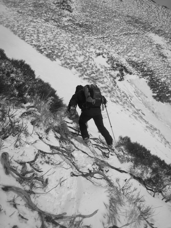 Dry-touffing : ski test auvergnat