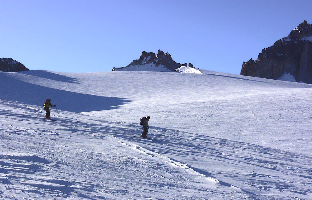 Glacier du Trient : Jour 2 - On commence par une descente de 1700m de deniv.