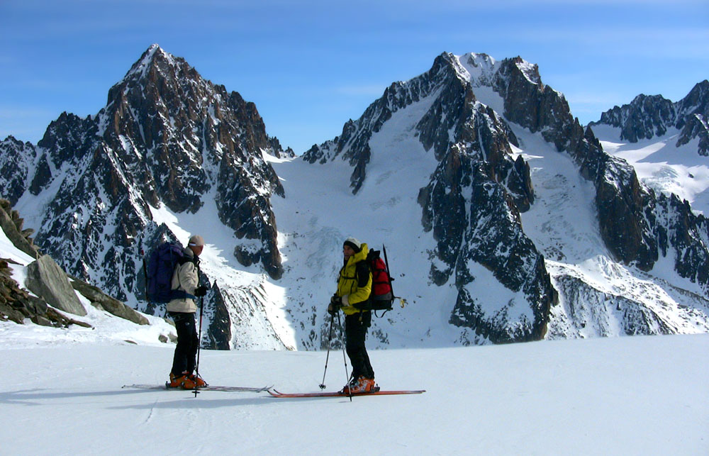 Col du Chardonnet : Notre premier Col à passer (800m de deniv depuis le glacier d'Argentiere)