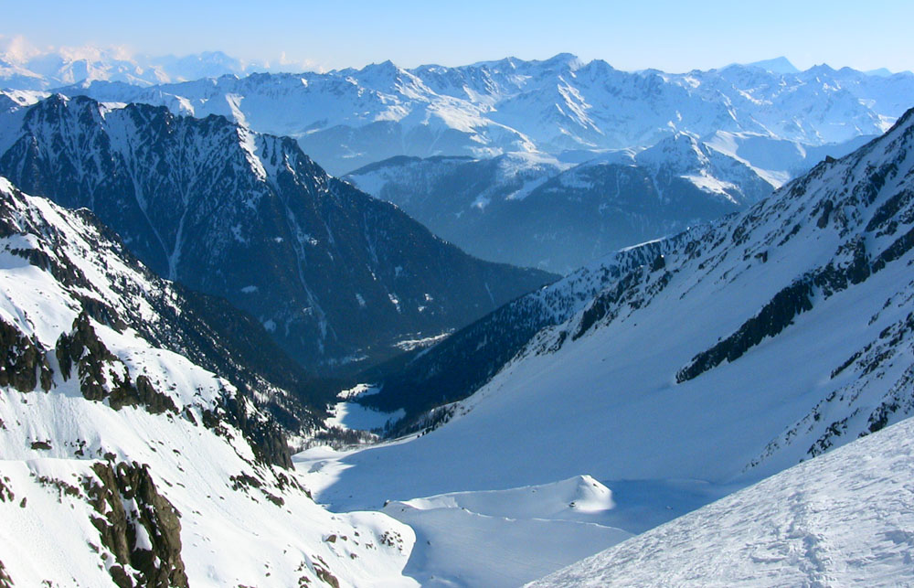 Val d'Arpette : Jour 2 - Magnifique vallon de 1400m de deniv qui mène à Champex