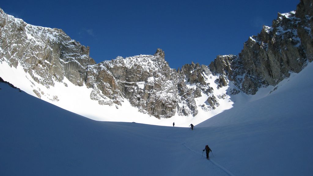 glacier de la Vera Pervoz : un vallon totalement invisible du bas