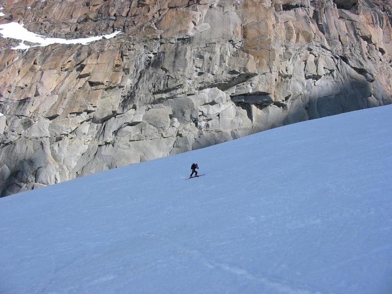 Granit du glacier du milieu : Ascension au milieu du Granit