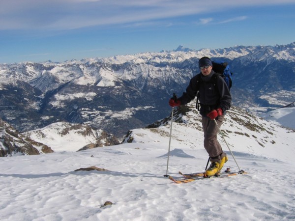 Le Tof en termine avec ses 1700m de dénivelé ! Pas mal pour sa deuxième sortie...de sa vie !