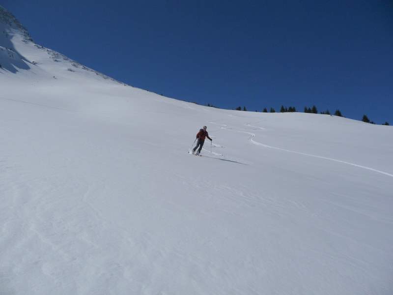Pte de Haute Béné : Du bon ski sous la face