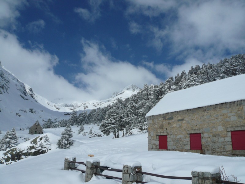 vers le col : le soleil sort