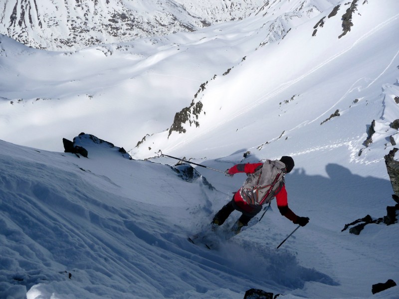 Petit Vélan : Départ à ski du sommet