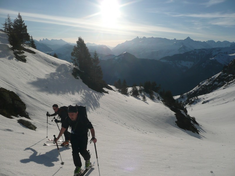On monte : Fred et Bertrand