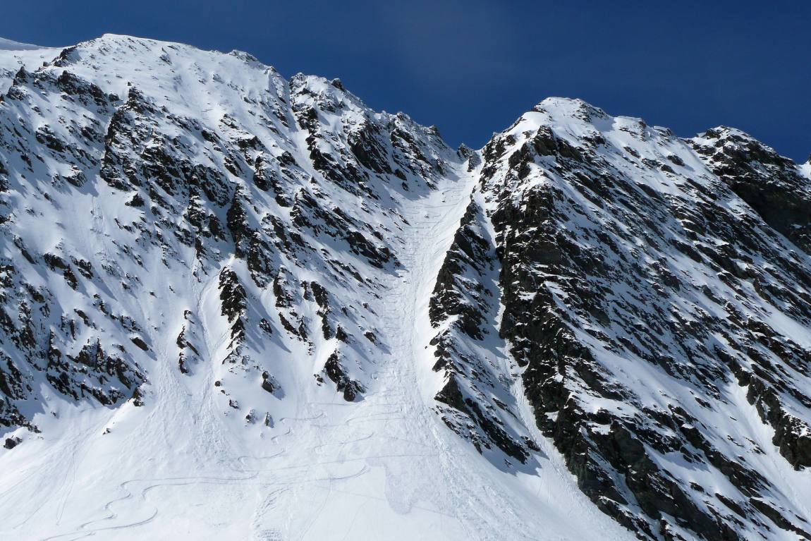 le couloir : avec nos traces du matin