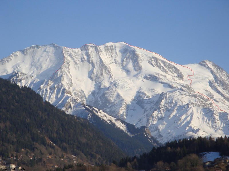 itinéraire suivi : une beau compromis ski - alpinisme