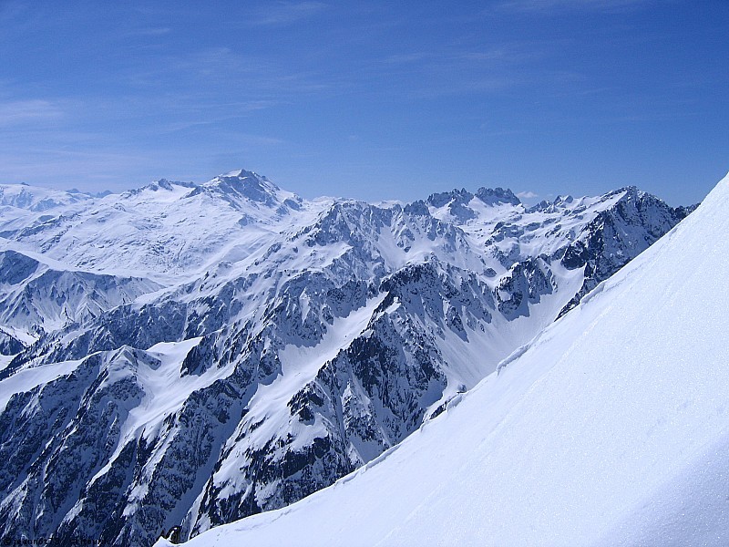#17 Etandard et AZrgentière : Le massif des Rousses avec l Etandard et AZrgentière : Le massif des Rousses avec l'Etendard et les Aiguilles d'Argentière