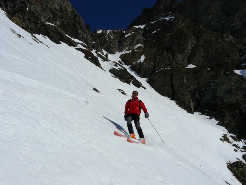 descente : sur la moquette