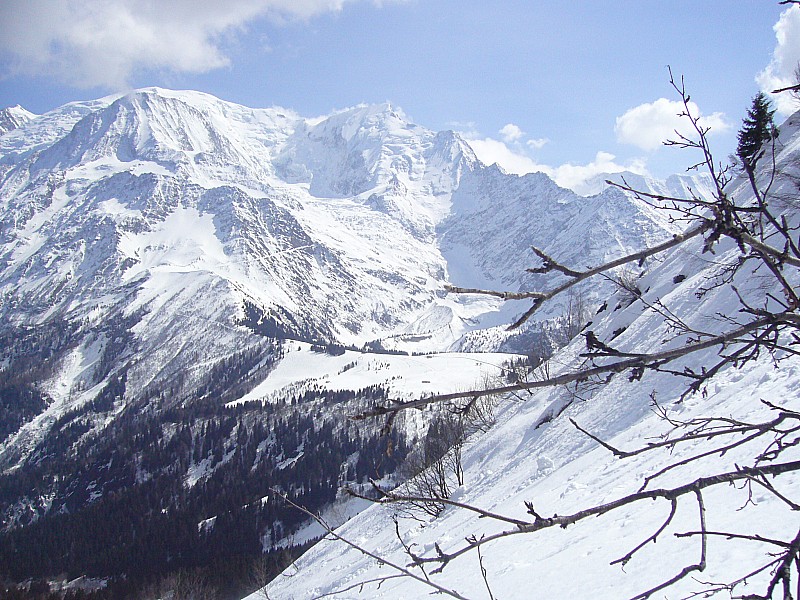 04.04.09 Prarion : Vue imprenable sur Mt Blanc