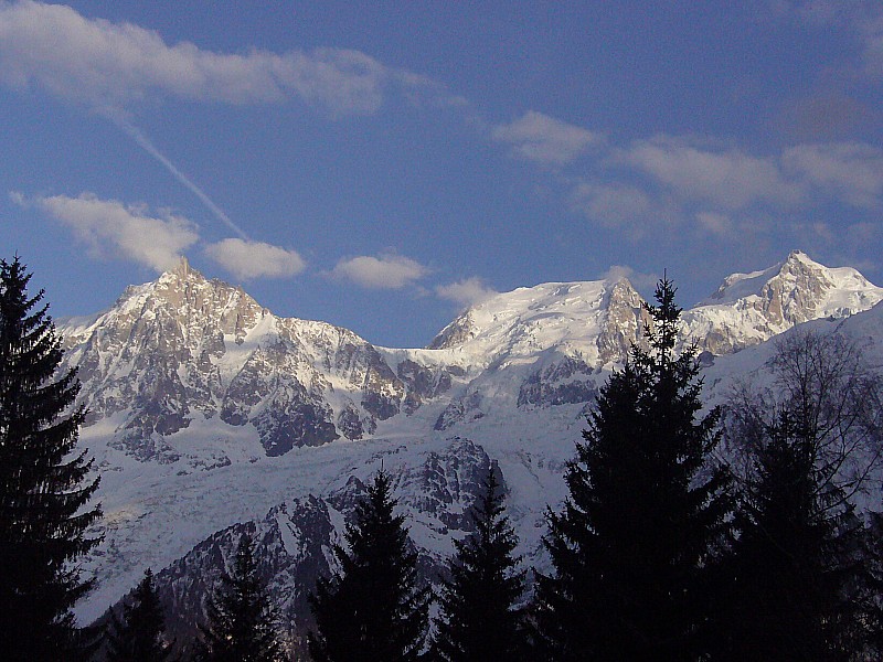 04.04.09 Prarion : Coucher de soleil sur Mt Blanc