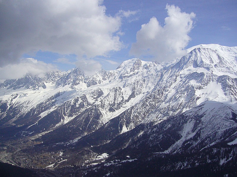 04.04.09 Prarion : Vue du sommet vers Mt Blanc