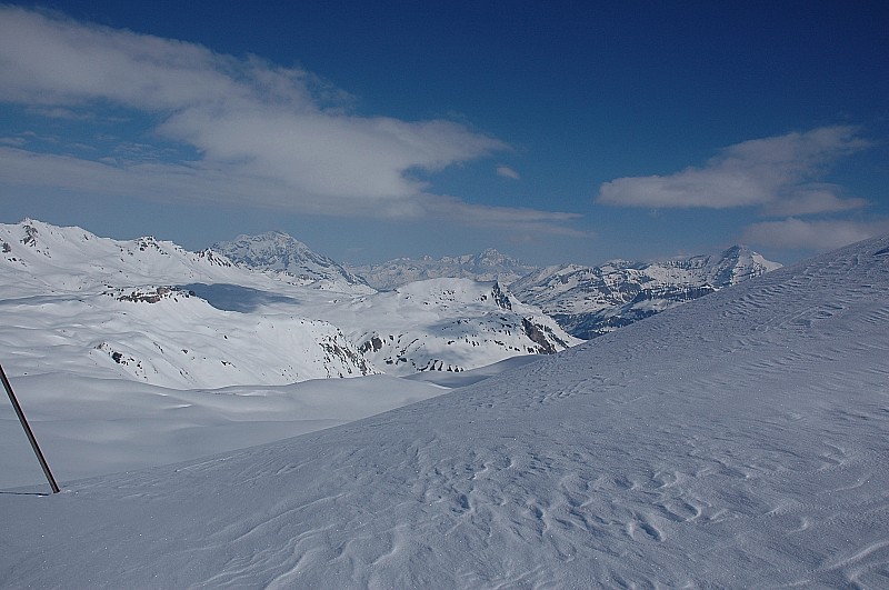 Le Mont Blanc en toile de fond : On a vu pire comme vue !