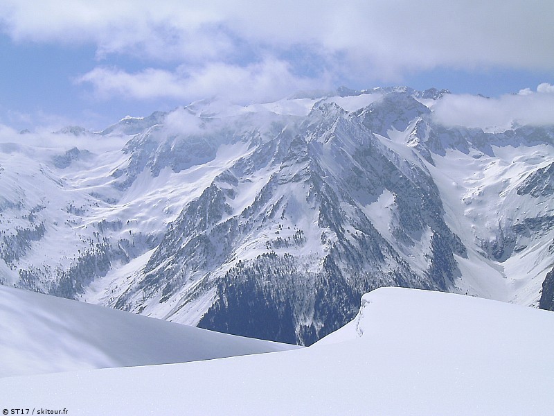 Vue du sommet : Pic de la mine, Aneto et Maladeta