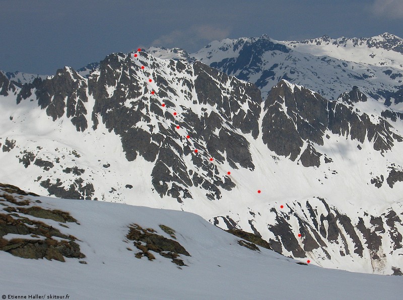 Rochers Rissiou : L'itinéraire du jour