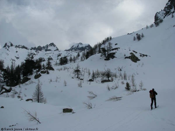 L'objectif : Déjà le sommet n'est pas pris dans le nuage