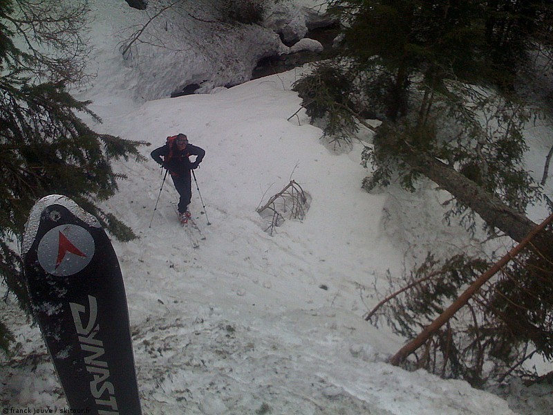 Ski sanglier et cabriole