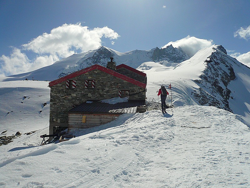 refuge de Tracuit : arrivé au refuge de Tracuit