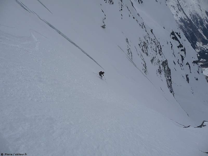 Pte de Vouasson : Toujours du bon ski dans la face N