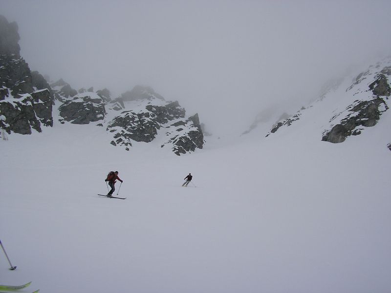 Descente du couloir : Quelques boules mais c'est correct